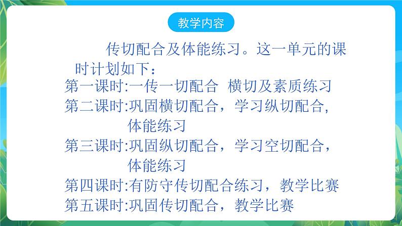 人教版八年级 体育与健康 第三章 简单战术配合 课件02