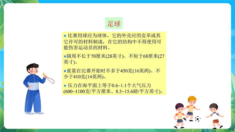 人教版八年级 体育与健康 第三章 足球比赛规则 课件04