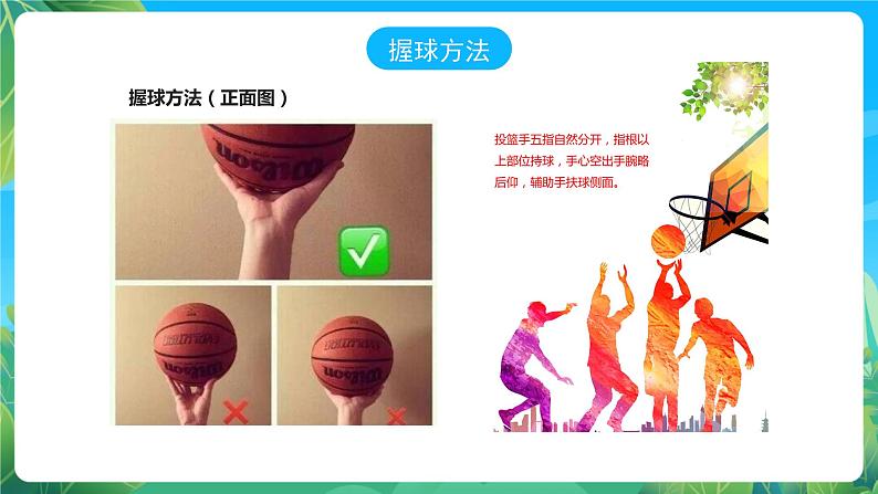 人教版八年级 体育与健康 第四章 原地单手肩上投篮 课件02