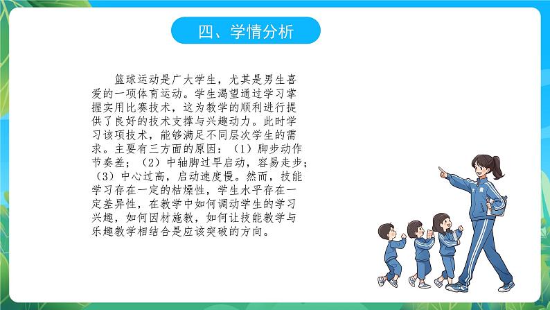 人教版八年级 体育与健康 第四章 篮球同侧步突破技术 课件第6页