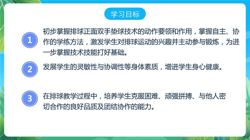 人教版八年级 体育与健康 第五章 排球——正面双手垫球技术 课件第2页