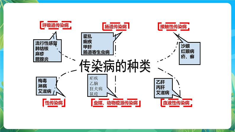 人教版体育七年级全册 第一章《体育与健康理论知识》第4课时 常见传染病的预防 课件第5页