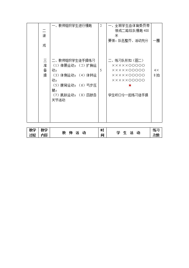 第17课 铅球与身体素质练习 人教版九年级体育全一册 教案02