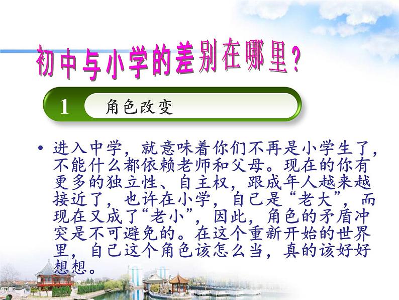 闽教版心理健康七年级 1 熟悉新学校 课件PPT03