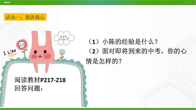 北师大版心理健康九年级 20 漫步考场若等闲 课件PPT+教案+视频素材03