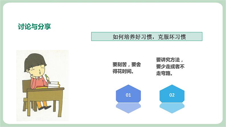 北师大九年级全册心理健康2 优秀源于好习惯课件07