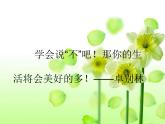 北师大版八年级心理健康 14勇敢说“不”  课件