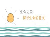 生命之美，探索生命的意义课件PPT