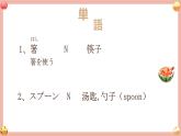 第4課 箸とスプーン 课件 人教版初中日语八年级