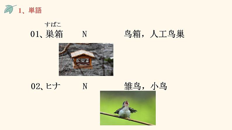 第5課鳥の巣箱课件初中日语人教版第三册第2页