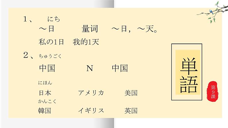 第9課私の一日课件人教版初中日语七年级05