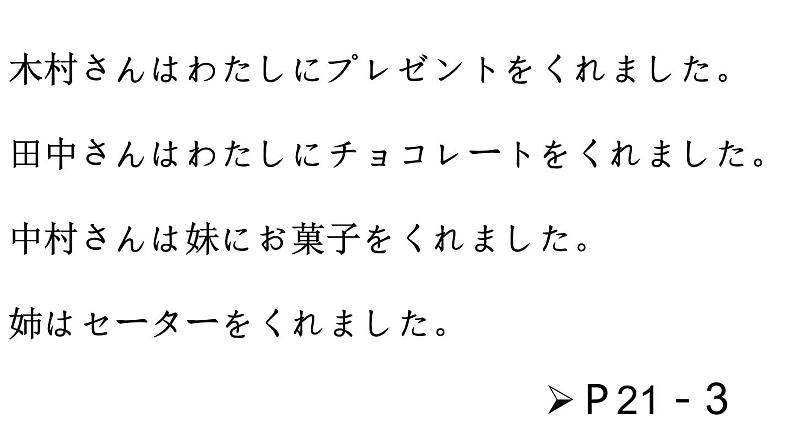 人教版初中日语九年级第二课课件第7页