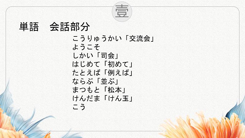 初中9年级第1课  课件 人教版日语ppt04