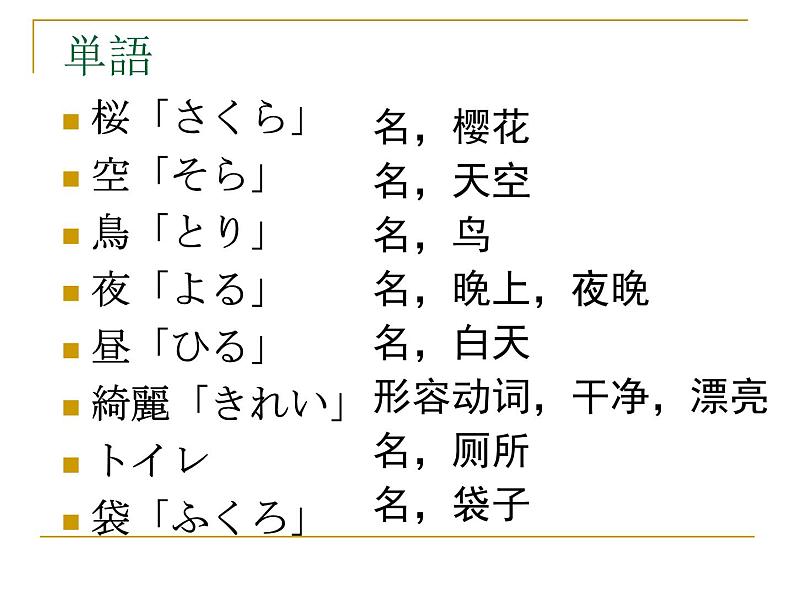 1.5おはようございます人教版日语七年级课件03