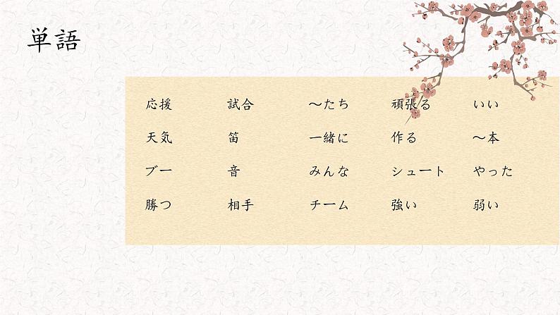 初中7年级第11课  応援课件ppt  人教版初中七年级日语第7页