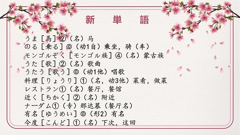 7-12 夏休みの思い出  课件 人教版日语七年级05