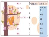 7-14 誕生日  课件ppt 人教版日语七年级