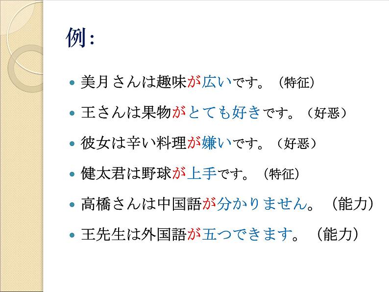 七年级第十五课趣味  课件  人教版日语七年级全册08