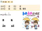 人教版八年级 第12课 雨とあめ　课件（版本1）