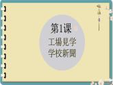 第1課 工場(chǎng)見學(xué) 學(xué)校新聞?wù)n件PPT