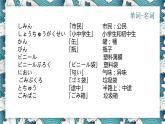 【上课必备】人教版 初中日语 八年级 第七课 单词文法 课件