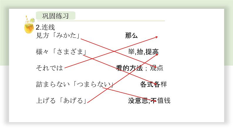 【上课必备】人教版 初中日语 八年级 第八课 课文 课件08