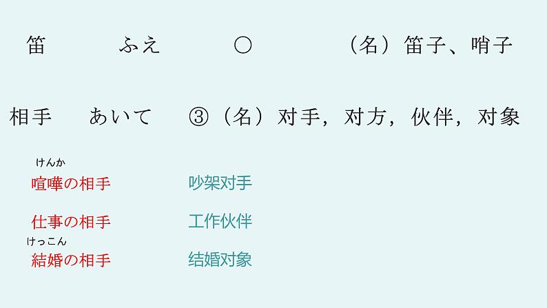 11、应援  课件  人教版日语七年级第5页