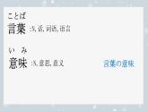 第5課 言葉の意味 課件-2024-2025學(xué)年初中八年級(jí)日語人教版第二冊(cè)