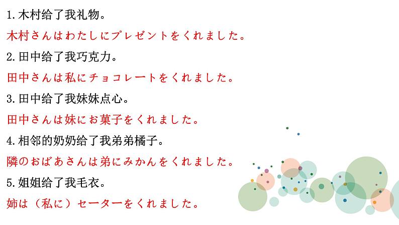 第四課 箸とスプーン 语法 课件 2024-2025学年人教版初中日语八年级第二册第3页