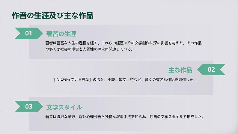 人教版初中九年级全册日语-第四单元-课次12 课文：心に残っている言葉【课件】第5页