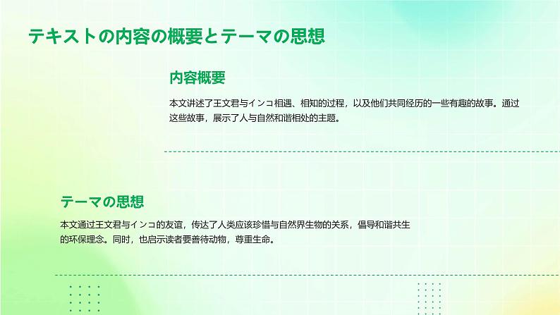 人教版初中八年级全册日语-第一单元-课次3 课文：王文君のインコ【课件】06