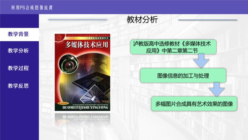 沪教版高中信息技术选修二 利用PS合成图像 说课课件04