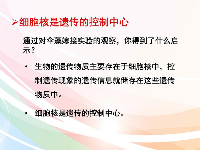 济南版生物八年级上册 4.4.1 遗传的物质基础 课件05