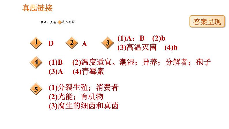 人教版八年级上册生物习题课件 第5单元 第5章 识图学生物(二)第2页