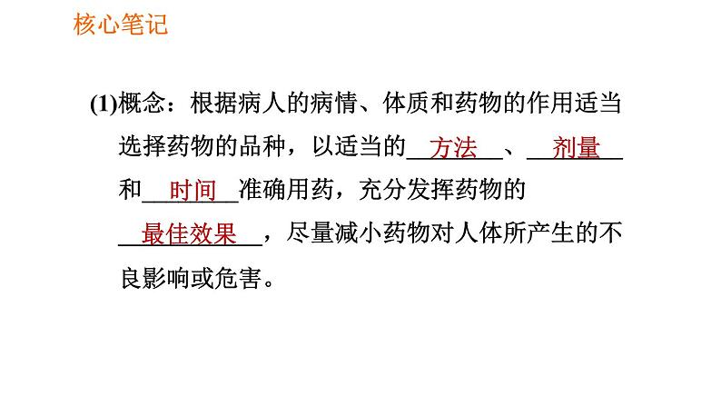 人教版八年级下册生物习题课件 第8单元 8.2.1 安全用药第2页