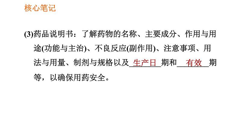 人教版八年级下册生物习题课件 第8单元 8.2.1 安全用药第4页