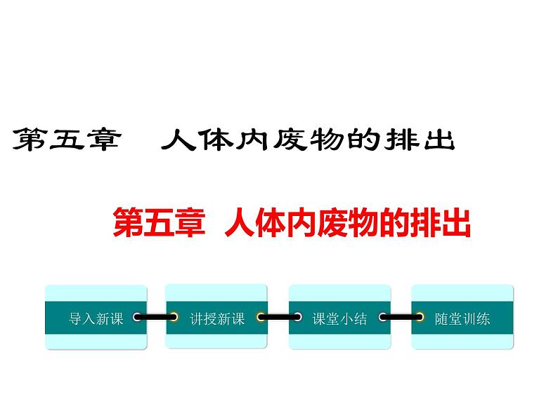 人教版七年级生物下册 第五章 人体内废物的排出课件PPT01