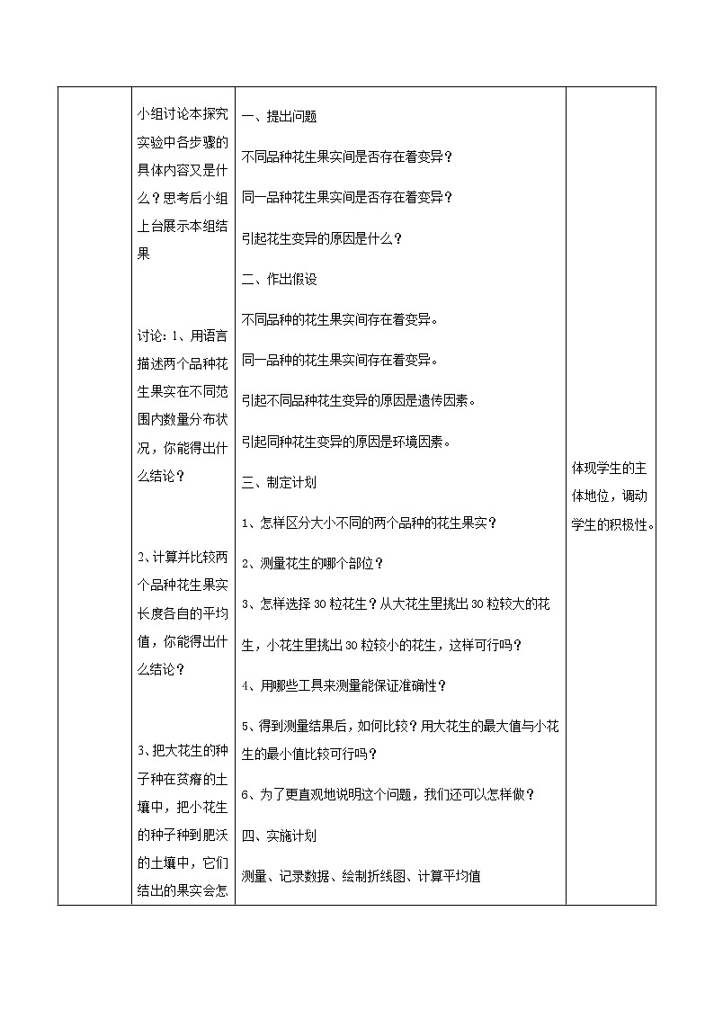 人教版生物八年级下册7.2.5生物的变异教案02