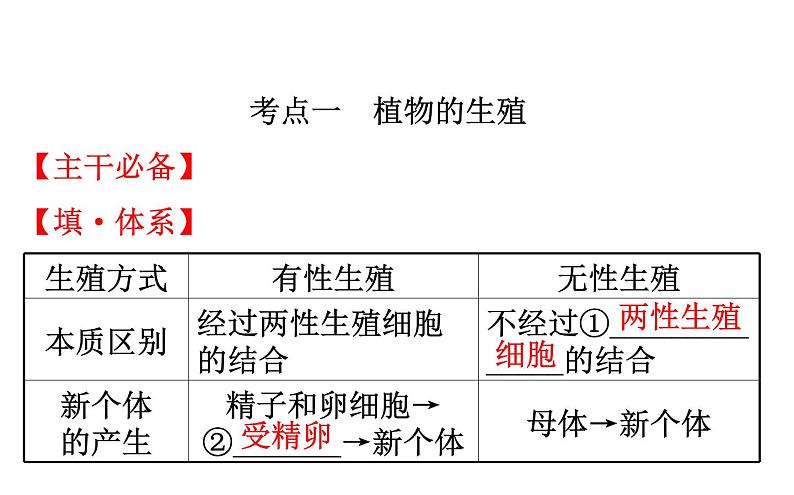 2021-2022学年人教版生物中考复习之生物的生殖和发育课件PPT02