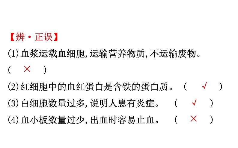 2021-2022学年人教版生物中考复习之人体内物质的运输课件PPT第5页