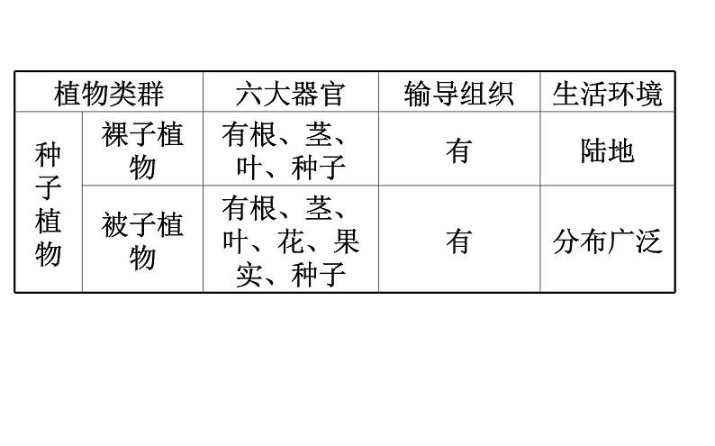 2021-2022学年人教版生物中考复习之生物圈中有哪些绿色植物课件PPT第8页