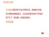 人教版七年级上册生物习题课件 第3单元 阶段综合训练　绿色植物的生理作用