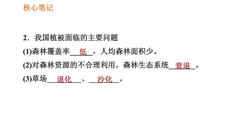 人教版七年级上册生物习题课件 第3单元 3.6 爱护植被，绿化祖国05