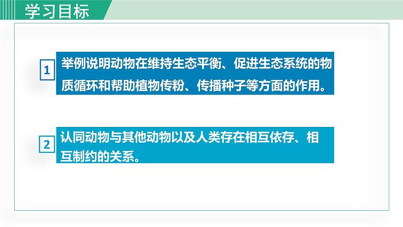 人教版八年级生物上册 第五单元 第三章 动物在生物圈中的作用 动物在生物圈中的作用 课件03