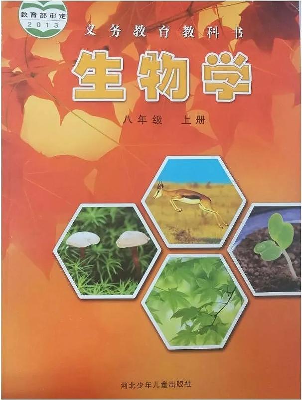 冀少版（河北少年儿童出版社）八年级生物上册电子课本第1页