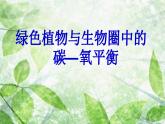 苏科版八年级上册生物  18.2绿色植物与生物圈中的碳-氧平衡 课件