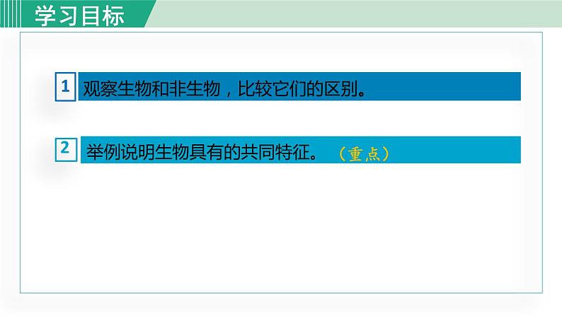 人教版七年级生物上册 第一单元 第一章 第一节 生物的特征 课件第2页