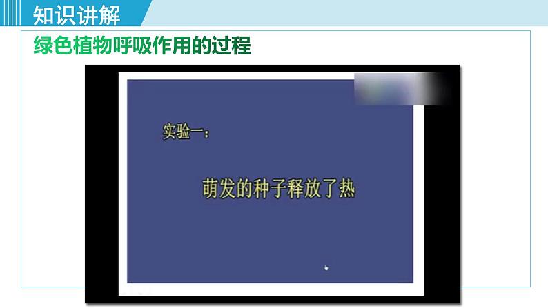 人教版七年级生物上册 第三单元 第五章 第二节 绿色植物的呼吸作用 课件第6页