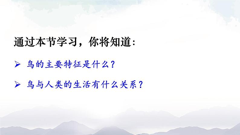 人教版八年级上册生物 5.1.6 鸟 课件+素材03