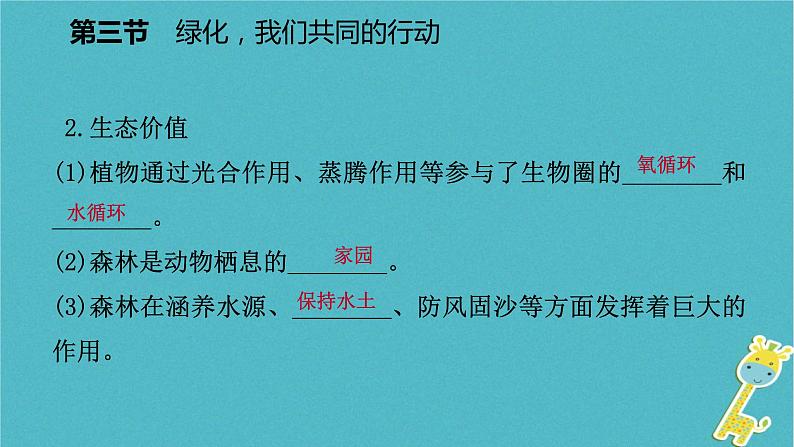 2018年七年级生物上册第三单元第七章第三节绿化我们共同的行动课件新版苏教版20180822357第6页